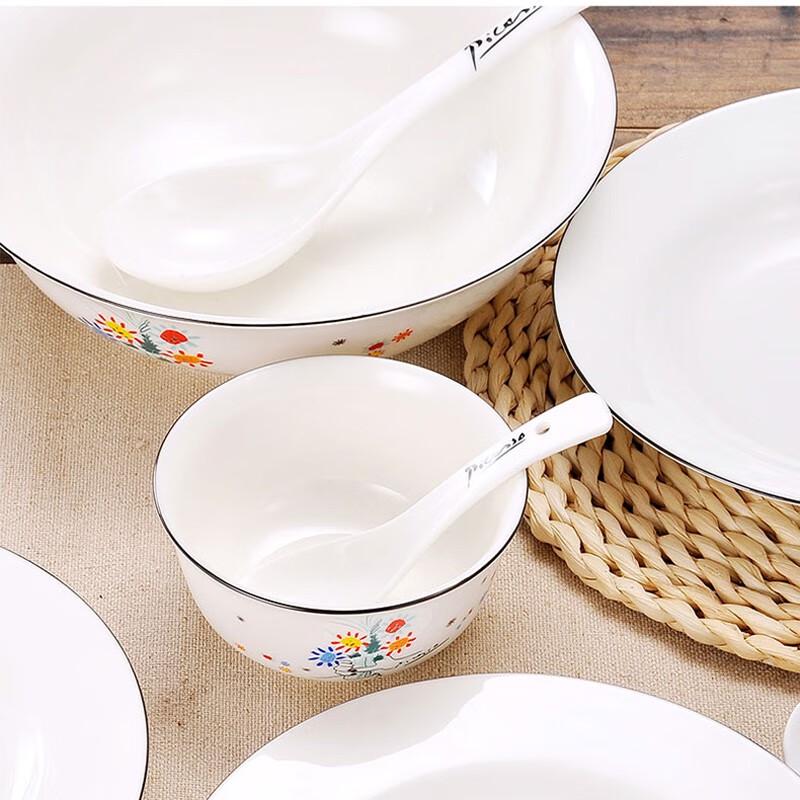 Picasso  Bouquet  24-Piece Ceramic Dinnerware Set