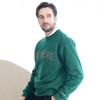 TRIMERE Applique Sweatshirt Unisex Green