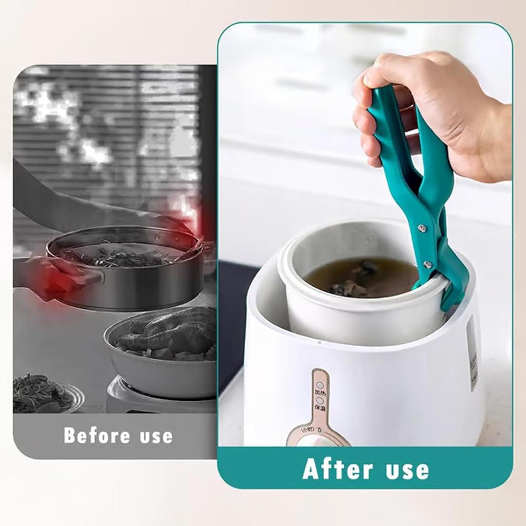 Anti-Scald Clamp, Bowl Holder, Multi-Functional Plate Lifting Clamp, Creative Home Kitchen Silicone Anti-Scald Clamp
