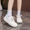 Fashion Cute Sneakers for Female Students, Pink Sneakers, Harajuku Style Thick-soled Sneakers, Women's Casual Tennis Shoes