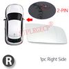 Pour BMW Série 5 6 E60 E61 E63 E64 2004-2010 – Verre de rétroviseur latéral chauffant de remplacement avec plaque