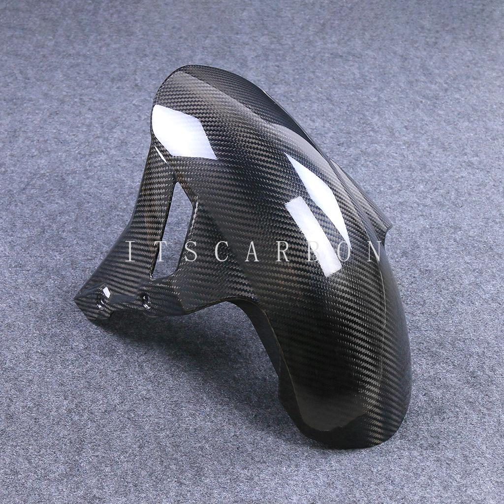 2024 For BMW F900R F900XR S1000XR S1000R S1000RR 2015- - 2023  Real Pure Dry Carbon Fiber Motorcycle Front Fender Mudguard Guard