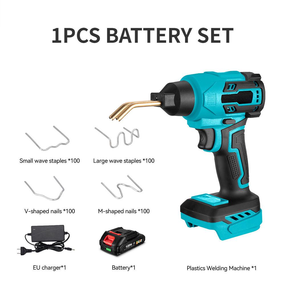 Noul pistol de sudură din plastic cu încălzire rapidă de 500 ℃, reîncărcabil, eficient, kit de reparare a fisurilor pentru bara de protecție a mașinii, mașină de sudat fisuri din plastic