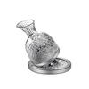 Rotating Burgundy Wine Decanter & High-Stemmed Glass Set