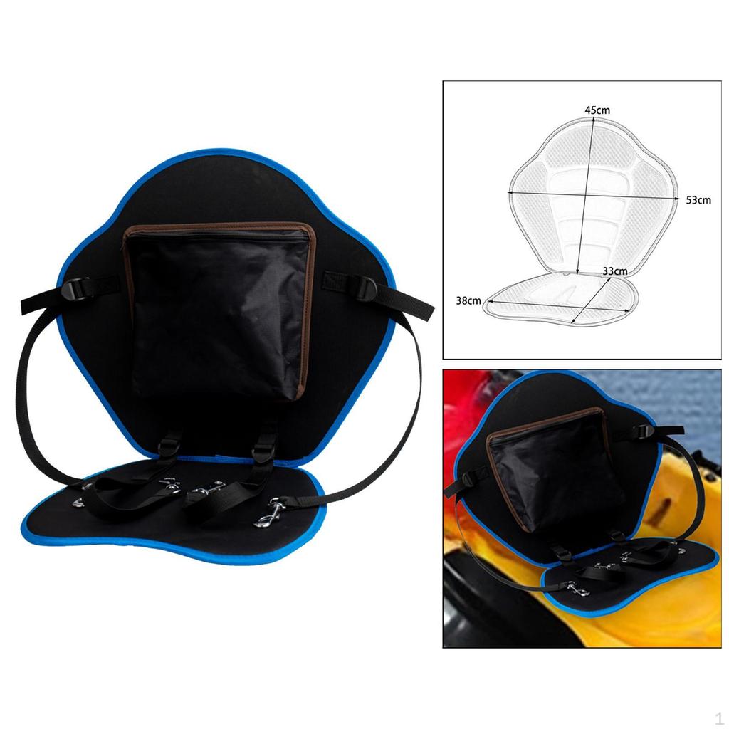 Canoe Backrest Seat with Supportive Cushion for Kayaking And Camping