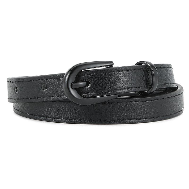 Ceinture coréenne élégante à boucle ardillon pour femme : accessoire de mode polyvalent et décoratif