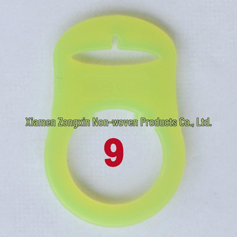 Eco-Friendly Silicone Baby Pacifier Ring with Soothing Buckle
