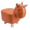 Cute Animal Footstool with Soft Padded Cushion and Prevent Slip Feet Small Footrest Stools for Kids Adults