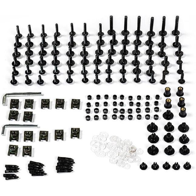 Fairing Complete Bolts Kit Screws for Kawasaki ZX-6R ZX6R 636 2017 2018 2019 2020 2021 2022 2023 Aluminum Fasteners Hardware Clips