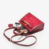 2025 Fall/Winter New Embroidered Kelly Bag, High-end Red Wedding Bag, Bridal Bag, Suitable for Daily Use by Women