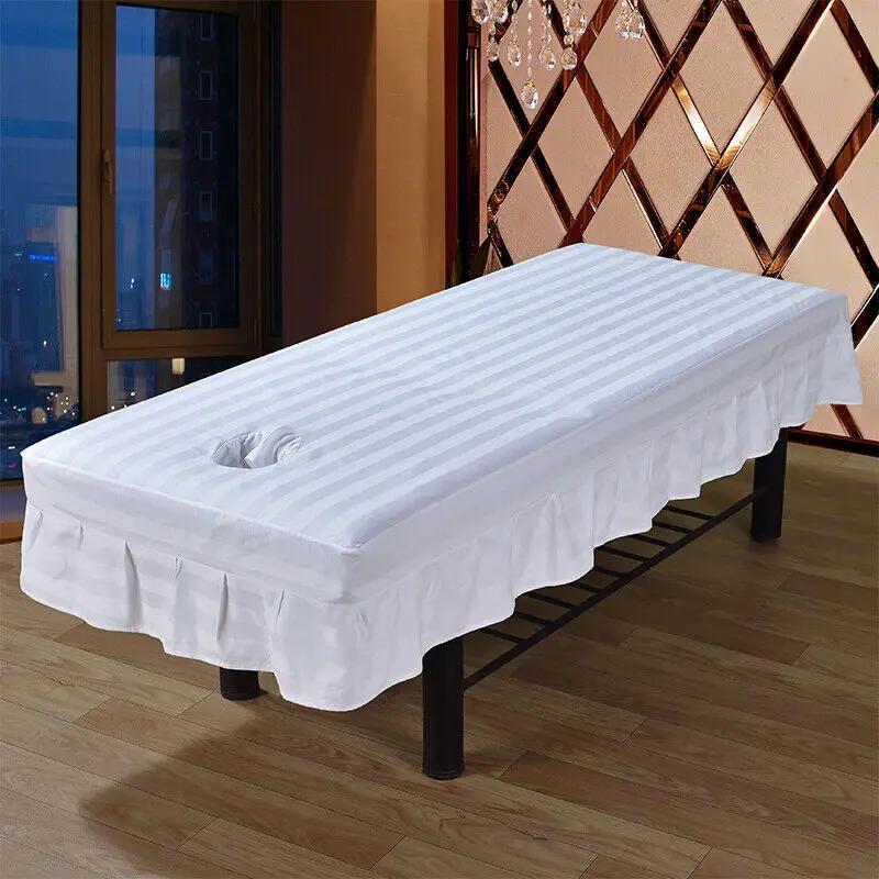

Disposable Spa Bed Cover 1Pc with Face Hole - Beauty Salon Massage Table Sheet - Lightweight Waterproof for Facial & Hospital (as the picture,80cmx190cm)
