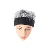 Fluffy Adult Women Unisex Fun Short Hair Caps Camouflage Hat Wigs Beanie Wig Hat Fake Hair Hat