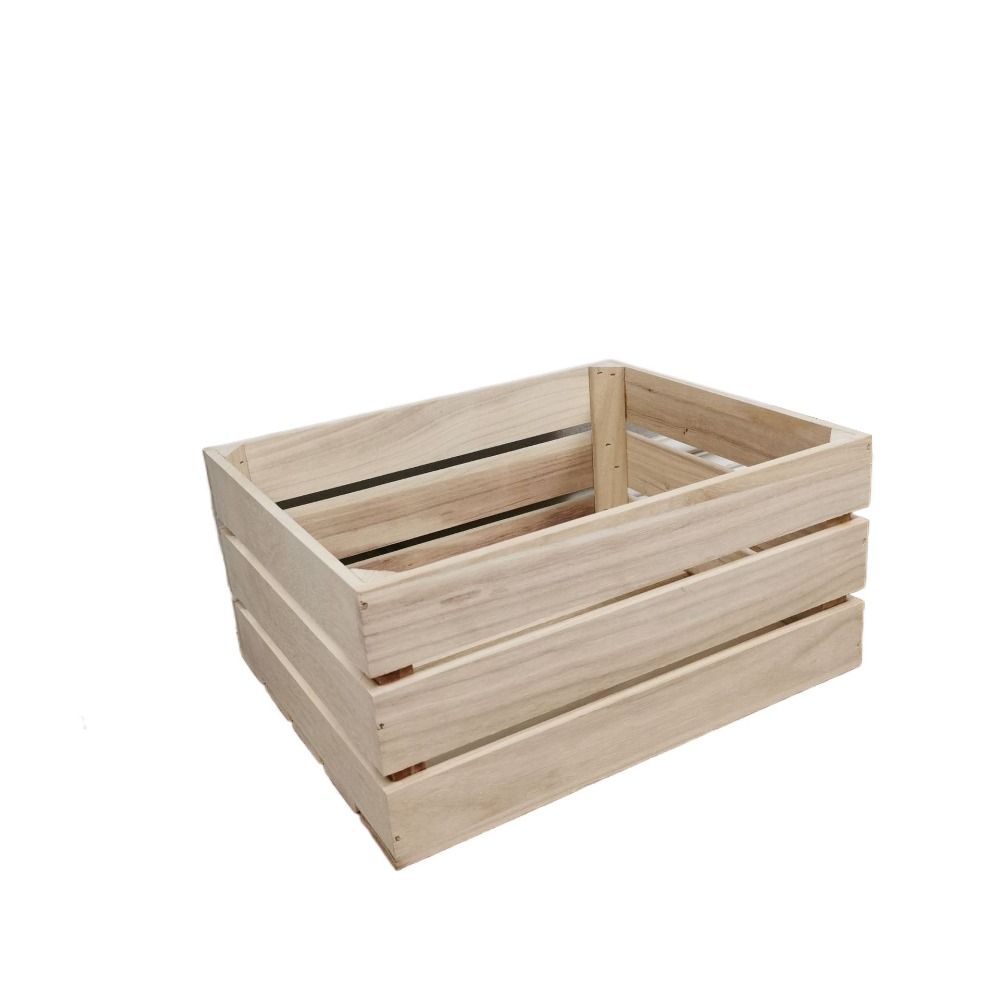 Wooden Wood Nesting Storage Crates Handle Storage Container Vintage Wood Basket Bedroom
