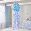 Jellyfish Lanterns Large Hanging Jellyfish Paper Lantern with Mermaid Scales for Under The Sea Baby Shower Ocean Theme Mermaid Birthday