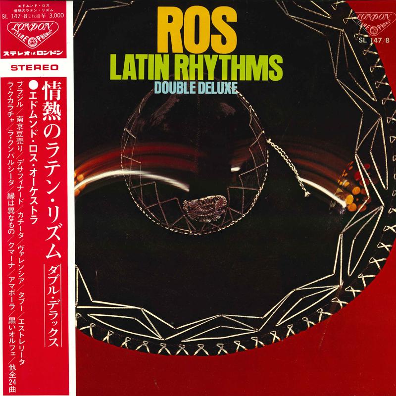 LP Record EDMUNDO ROS ORCHESTRA - Passionate Latin Rhythm Double Delu SL1478 LONDON STEREO P 1970 Japan Obi Latin Used