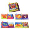 Baby Soft Cloth Book 0-36 Month Montessori Early Educational Toys for Kids Fruits Animal Numbers Food Cognitive Book for Toddler