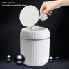 Compact Desktop Trash Can with Lid Desktop Trash Can for Office and Home Use Plastic Waste Bin Organization Container