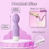 Rechargeable Mini Vibrator: Couples Flirting, Rotating Orgasm Stimulator, Female AV Masturbator