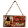 Wooden 10*20cm Halloween Hanging Board Decor Festival  Indoor and Outdoor Perfect Decoration Event Party Supplies