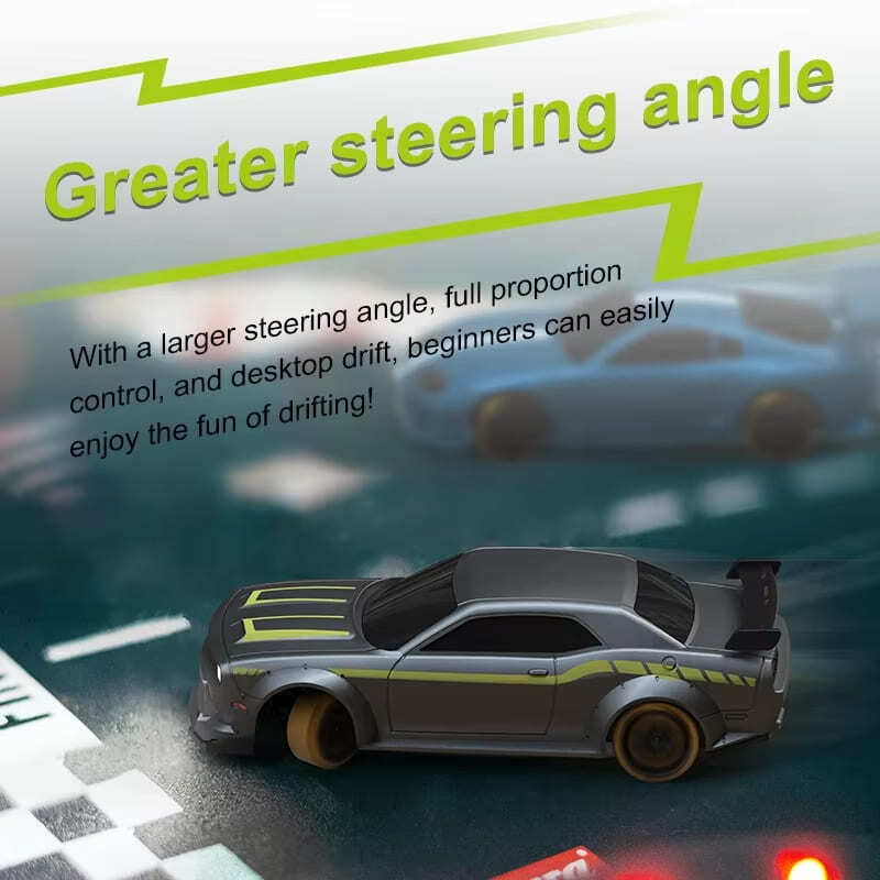New 1:76 Scale Remote Control C65 Built-in Gyroscope Drift Racing Full-size Mini Remote Control Car Simulation Desktop RTR Desktop Toy Gift