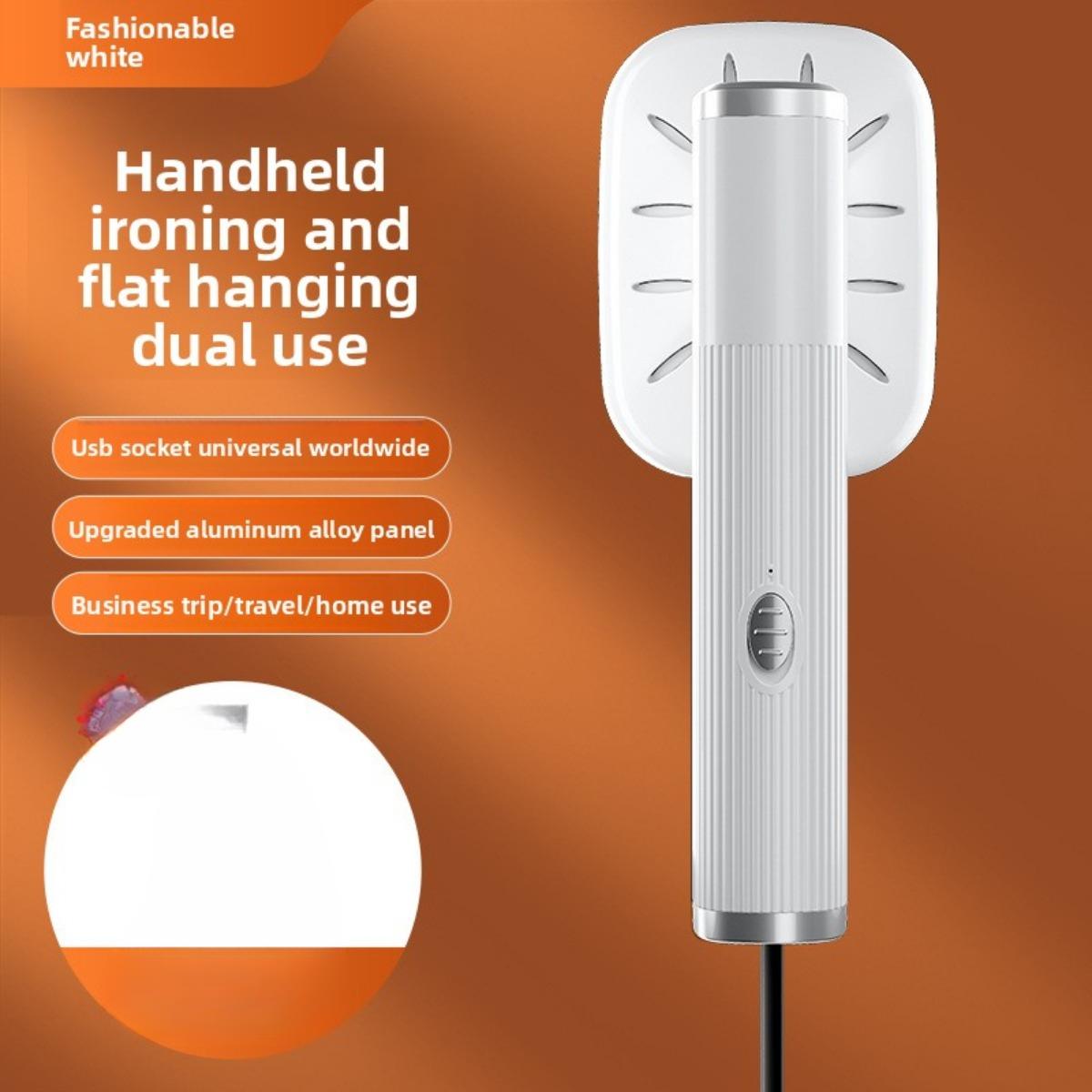 

USB подвесная гладильная машина, мини маленький электрический утюг, компактная и портативная гладильная машина для общежития, машина для глажки одежды белый