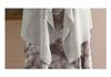 Elegant Chiffon Summer Dress Set for Mature and Elderly Women - Stylish Two-Piece Skirt Ensemble