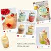 550ml Sippy Tumbler with Straw Coffee Cup Multi-functional Double Drinking Cup  Coffee Juice Milk