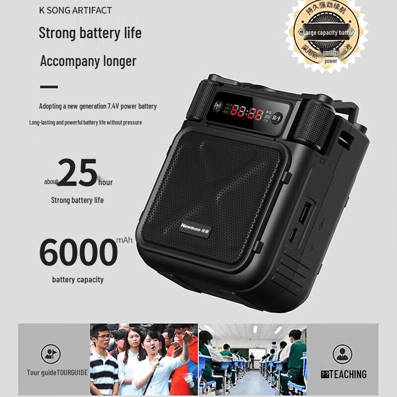 Newman MS19 Little Bee Wireless Portable Voice Amplifier CN plug (adapter included)