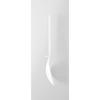 Yamazaki Tower Silicone Cooking Spoon, White, Approx. W7 X D3 X H26cm, Dishwasher Safe, Floating Tip, Measuring Meter, 4272