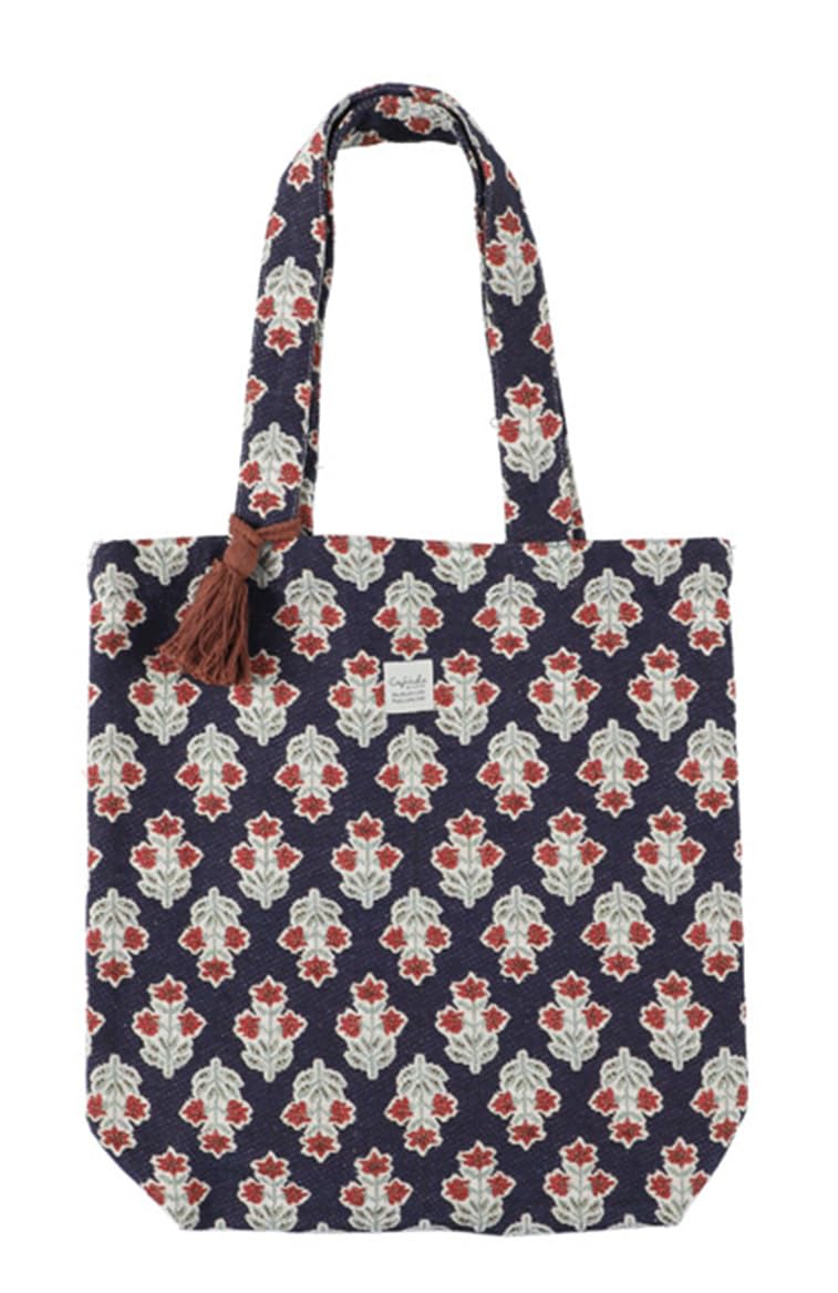 Friendshill Craft India Jacquard A4 Tote Zara Blue Bag, CS-101-333 синий
