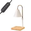 Lamp, Dimmable/Timer and Dimmable Switch, Height Adjustable Scented Candle Warmer Lantern for Larger/Short Candles,White,Dimming + Timing