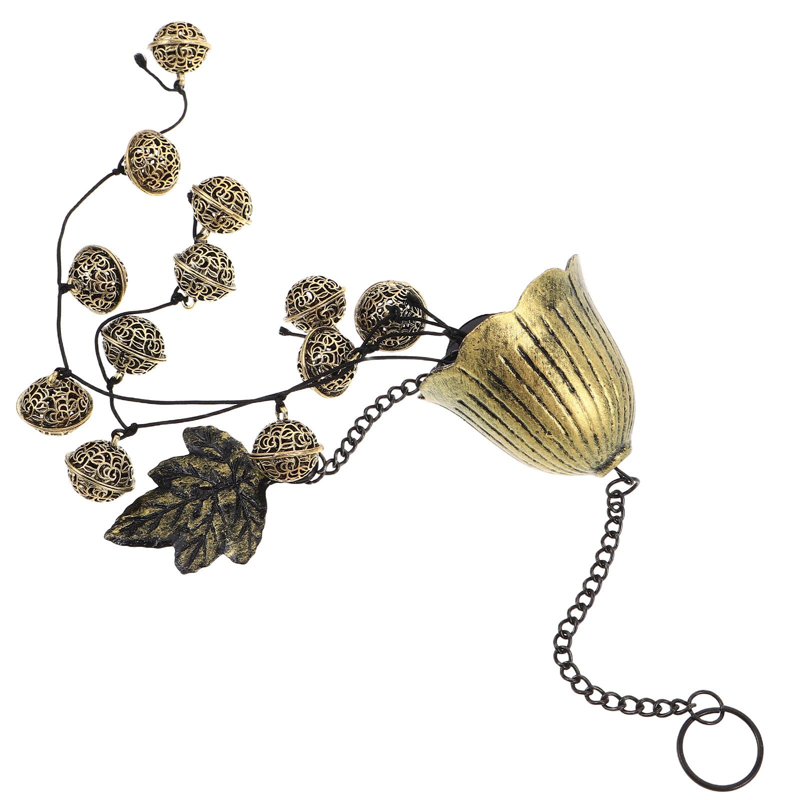

Retro Witch Bell Wind Chime for Door Knob Metal Outdoor Garden Memorial Festival Hanging Decorative Ornament Witch Bells other