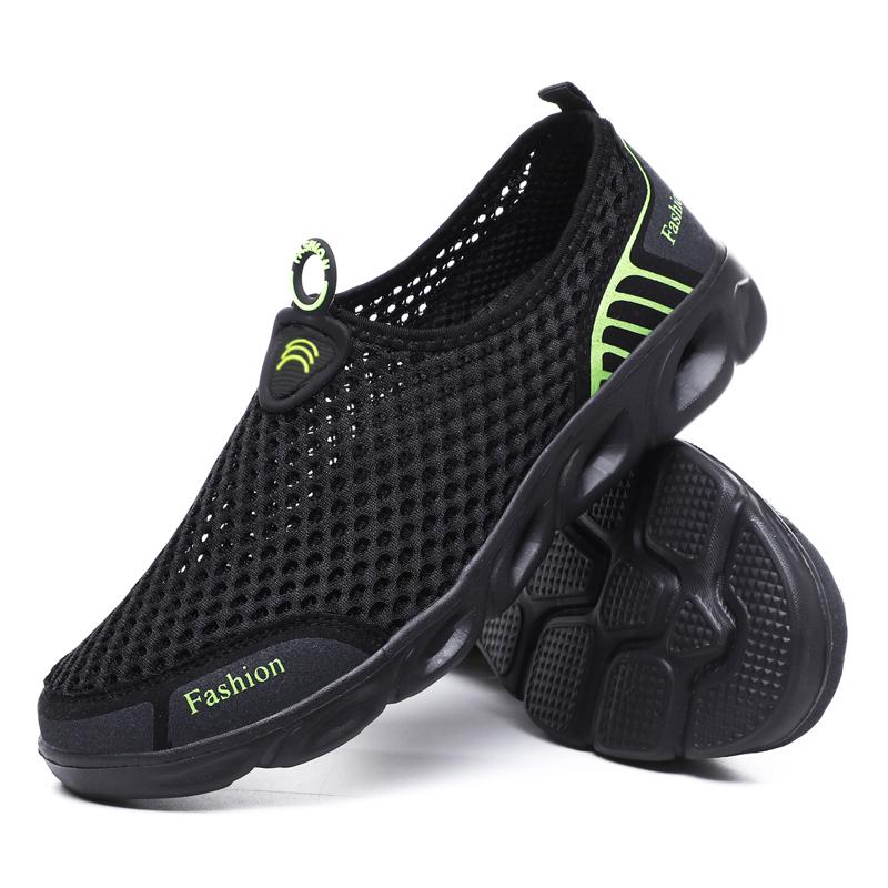 Men Aqua Shoes Outdoor Breathable Beach Shoes for Women Lightweight Quick-drying Wading Shoes Sport Water Camping Sneakers Shoes
