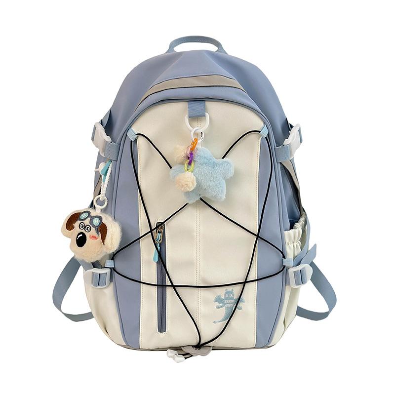 College Students, Middle School Students, Leisure Large-capacity Schoolbags, New Color Matching Backpacks, Travel Backpacks