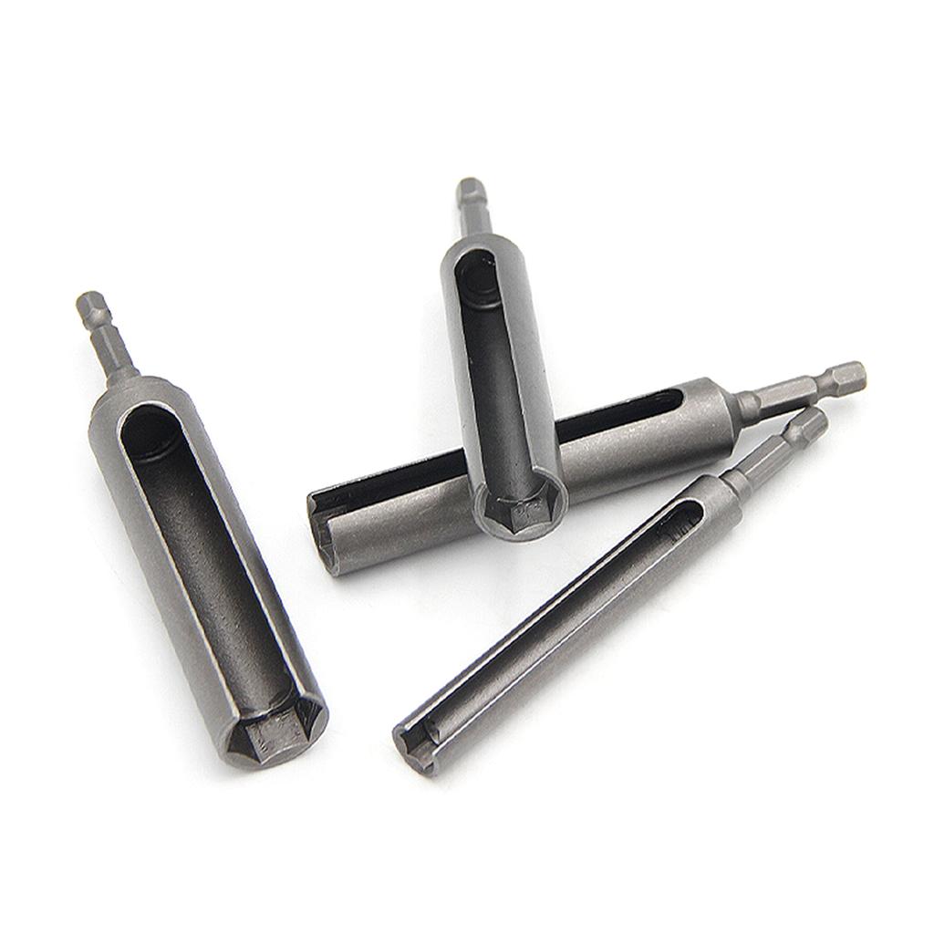 Open Hex Nut Driver Socket Slotted Impact Electric Hex Shank Slotted Drill Bit Socket Wrench Tool for Mountain Bike