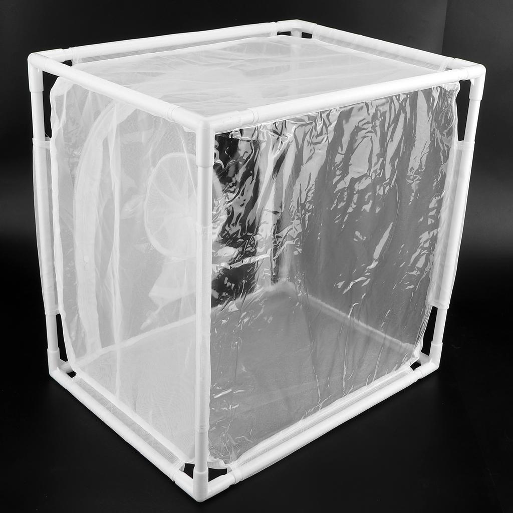 Insect Mesh Cage Greenhouse Outdoor Ventilated Butterflies Habitats Cage 40x30x40cm for Various Small Insects Butterflies