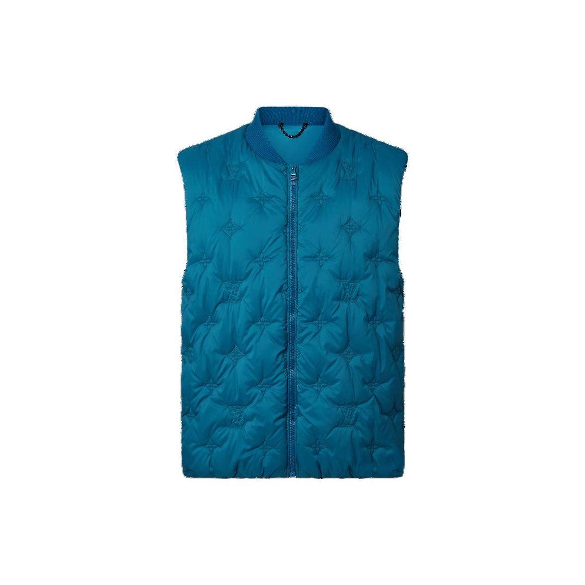LOUIS VUITTON Vests Men`s Blue Baseball