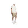 Adidas Originals Comfortable Fashionable Solid Color Versatile Sports Shorts Men Shorts Khaki KC1436
