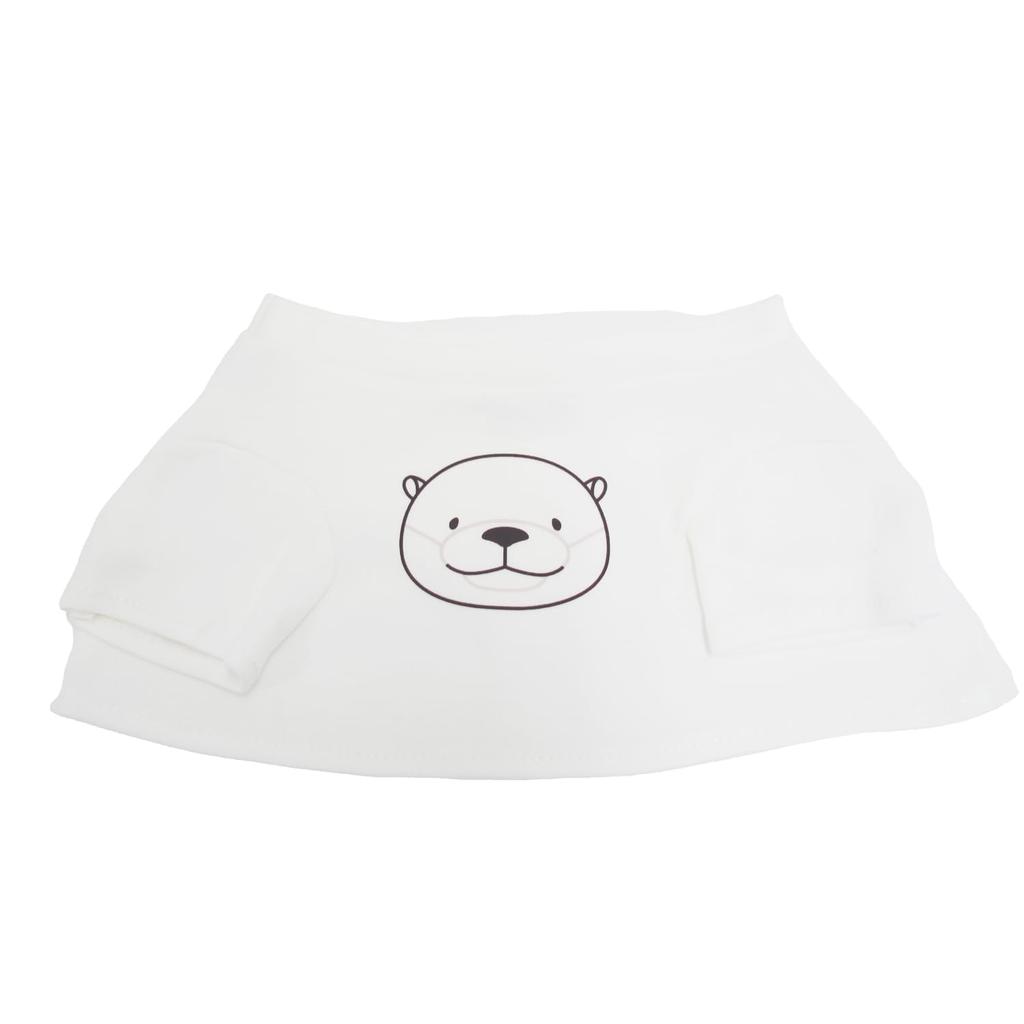 Morisaka Global Mochi Series Large T-Shirt, Mochi Kawaii FACE, 15 x 1.5 x 10 cm, for Plush Toys, Cute Smile Face, Mochiburu, Mochineko, and More