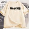 I Am Autistic T Print Men Casual Cotton Short Sleeve Hip Hop Rapper T-shirt Cotton Printed T-Shirt Casual Funny Tops Streetwear