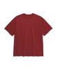 Beullaengkiteu Basic Weiches Einfarbiges T-Shirt mit Rundhalsausschnitt (Wein)