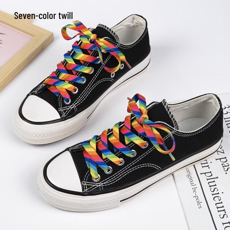 

Gradient Colorful Shoelaces for Casual Sneakers - Six Vibrant Options 120 cm