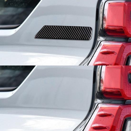 1 Pair Carbon Fiber Car Body Anti Scratch Deoration Sticker For Prado 2010-2018