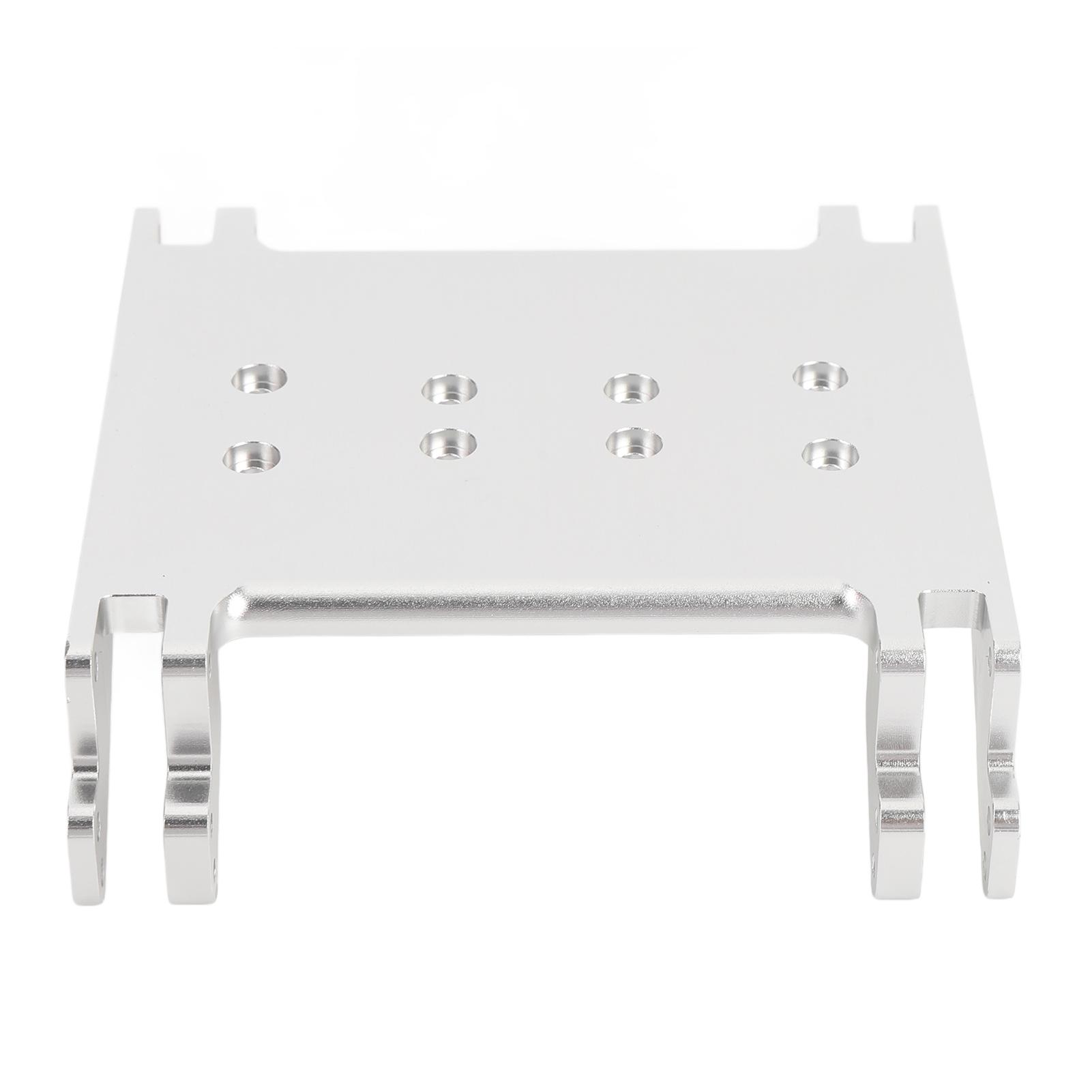 

RC Car Chassis Skid Plate Aluminum Alloy Lightweight Multiple Holes RC Gearbox Chassis Skid Plate