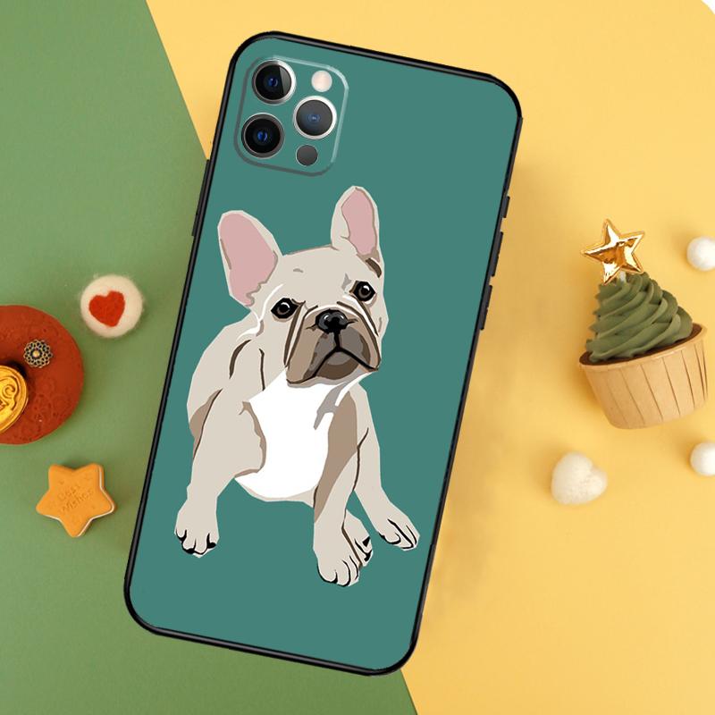 French Bulldog Dog Phone Case For iPhone 17 16 16E 15 14 12 11 13 Pro Max 12 13 Mini 17Air Shockproof Cover