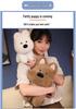 West Highland White Terrier Puppy Plush Toy - Cute Dog Doll for Girls, Living Room Sofa Decoration, Internet Celebrity-Inspired.