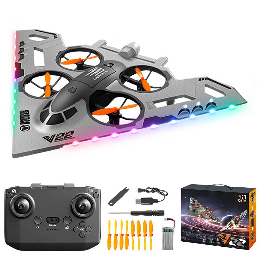 

V22 Літак-планер 3 в 1 на радіокеруванні 2,4 ГГц з пінопласту EPP з 1 акумулятором Grey