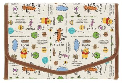 Skater Unisex Maternal and Child Health Handbook Winnie the Pooh BMAN1 Case, Non-Woven Fabric, Sketchbook,