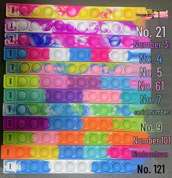 Cross-Border Rat Exterminator Pop Bubble Silicone Bracelet