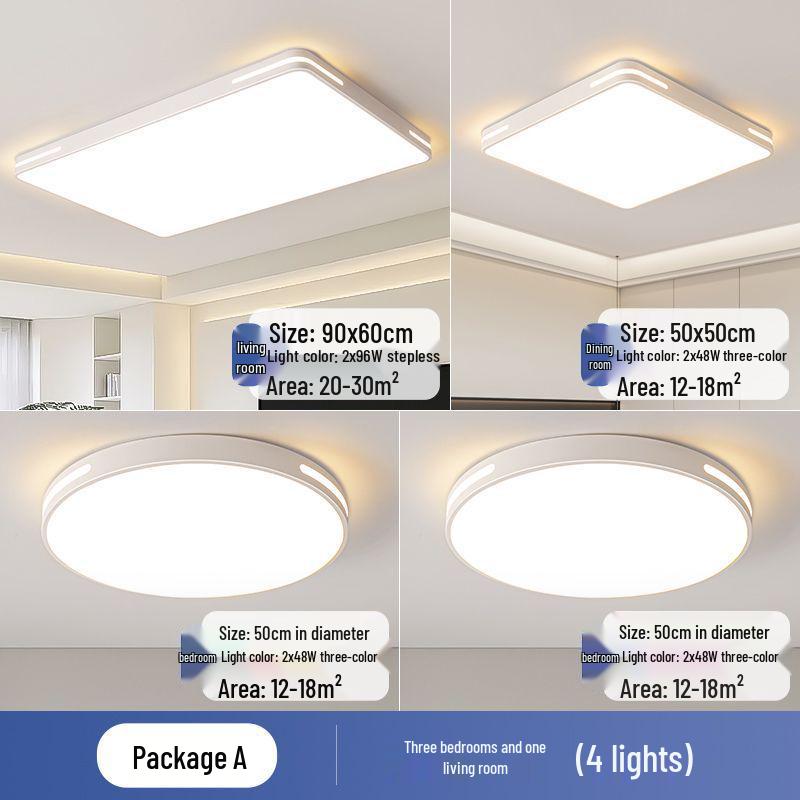 LED Ceiling Light: Ultra-Thin, Modern Round Lighting for Living Room, Bedroom, Dining, and Study Rooms